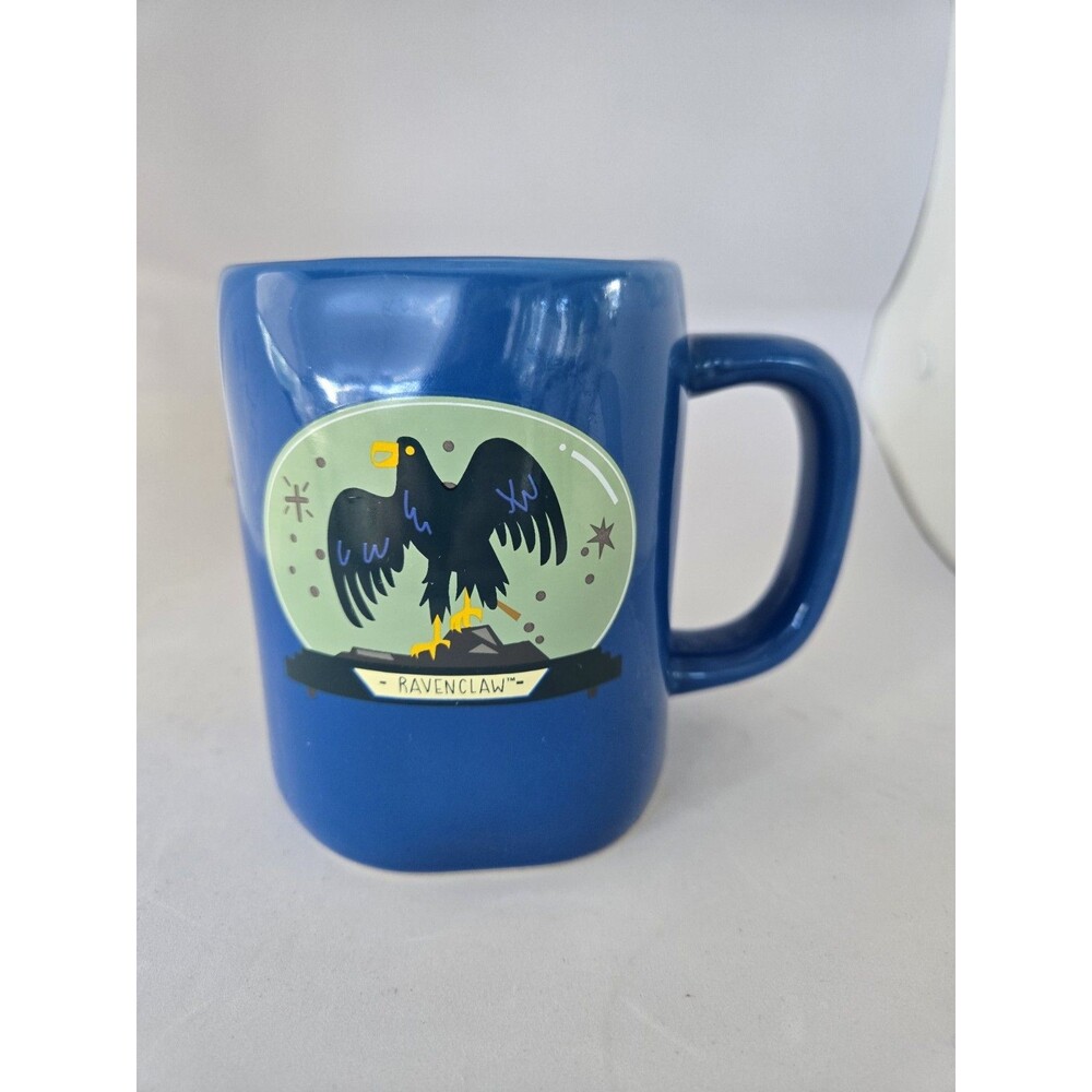 Rae Dunn Harry Potter RAVENCLAW Blue Mug Cup Christmas/Seasons Greetings